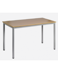 Table ORGA rectangulaire-Hêtre naturel - Bleu clair-Taille 6