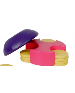 Pouf DOUM DOUM-Iris-Framboise-banane