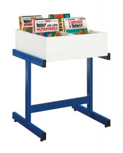 Bac à albums haut sur roulettes