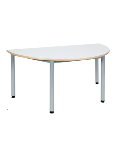 Table fixe demi-ronde